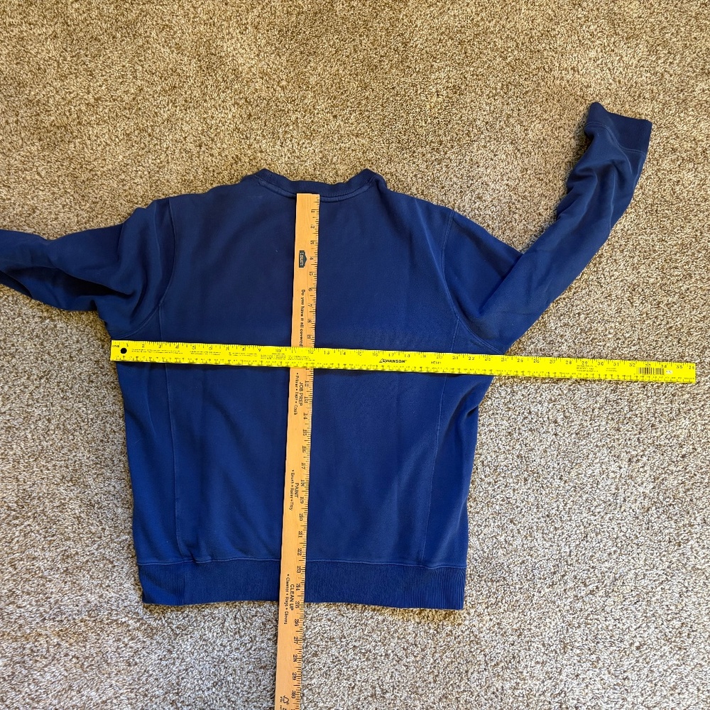 Polo Ralph Lauren Golf Men's Crewneck M Sweatshirt Sweater Blue White Medium - Picture 7 of 9